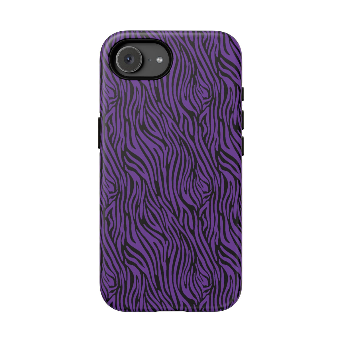 Purple Zebra Tough Phone Case for iPhone, Galaxy, or Google Pixel