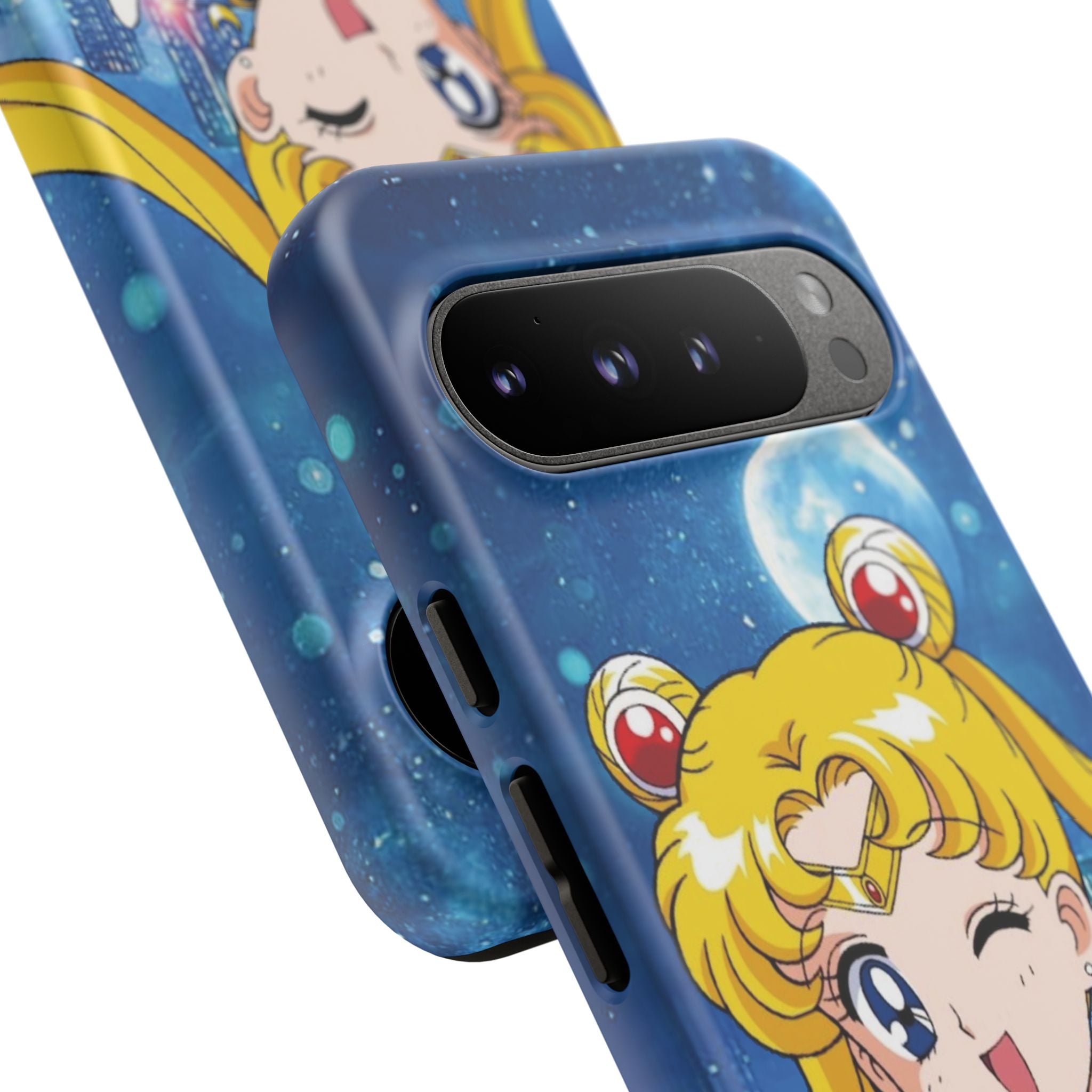 Blue S Moon Tough Case for iPhone, Galaxy, or Google Pixel