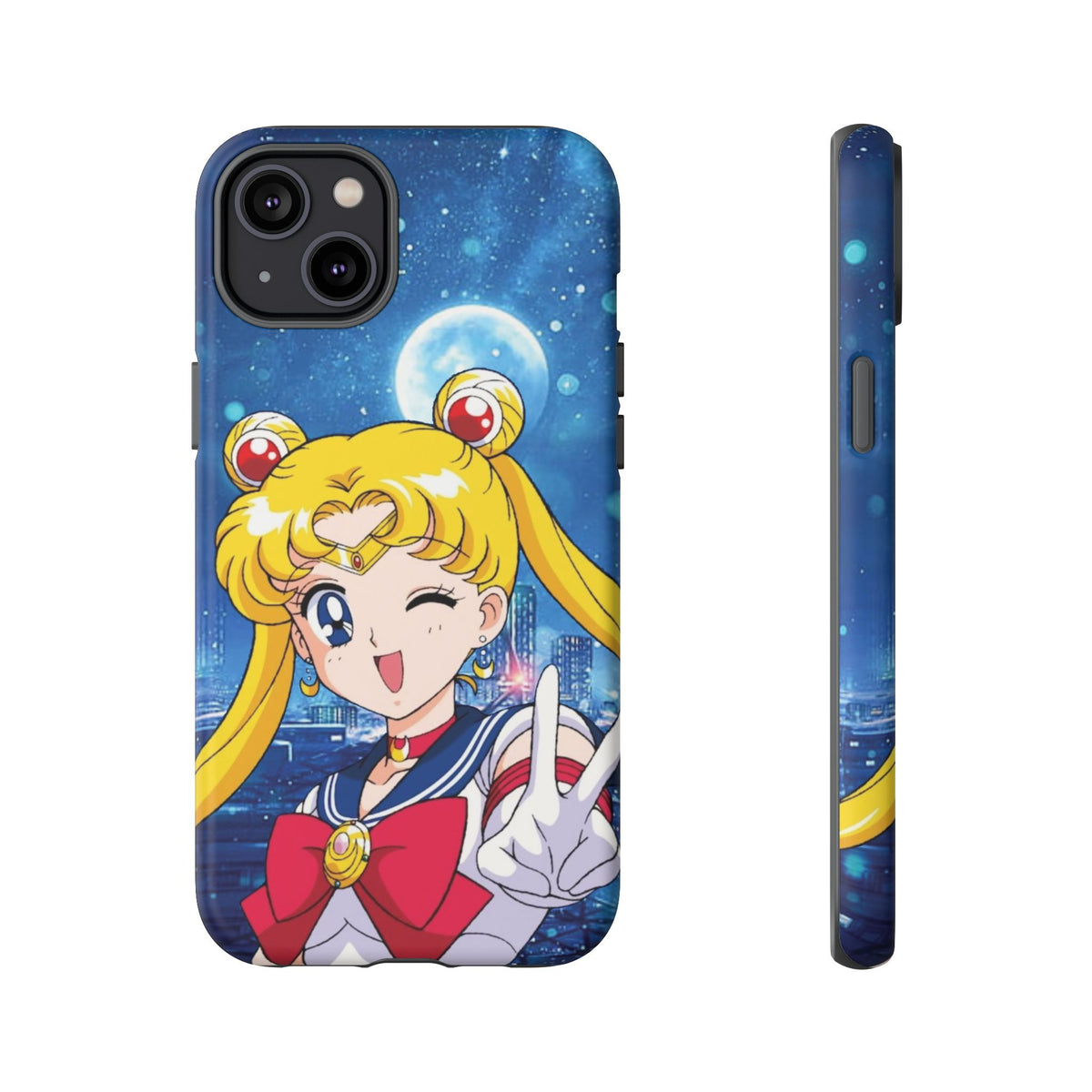 Blue S Moon Tough Case for iPhone, Galaxy, or Google Pixel
