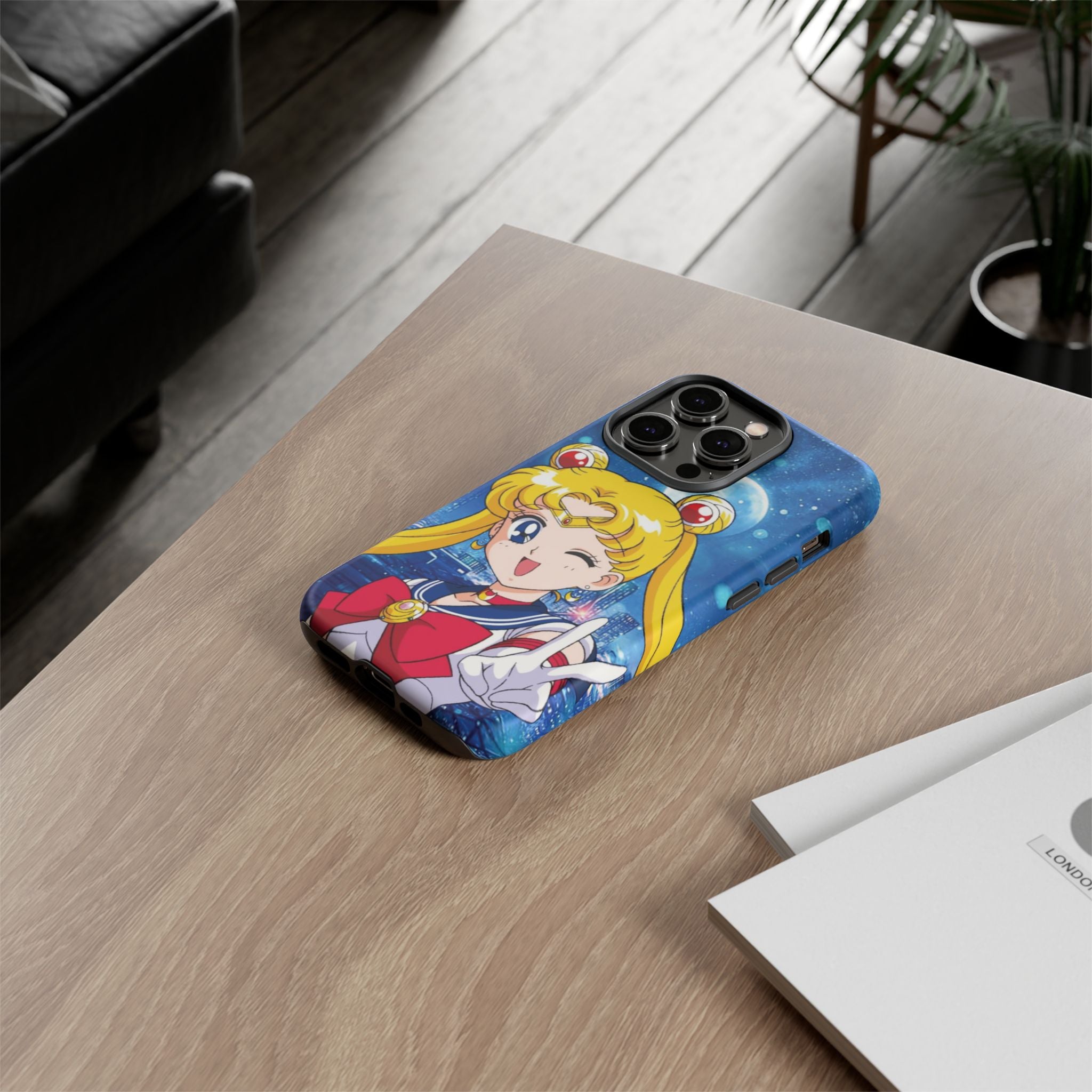 Blue S Moon Tough Case for iPhone, Galaxy, or Google Pixel