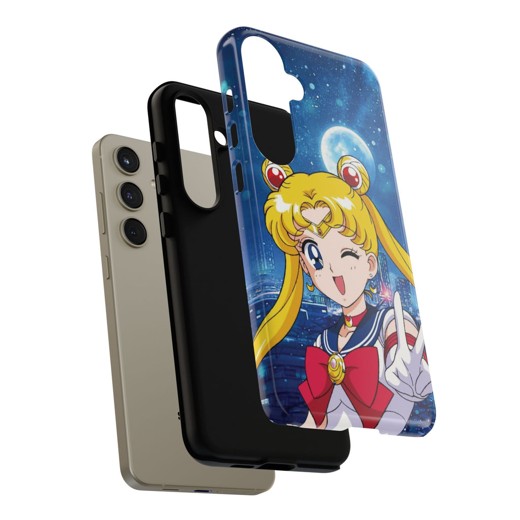 Blue S Moon Tough Case for iPhone, Galaxy, or Google Pixel