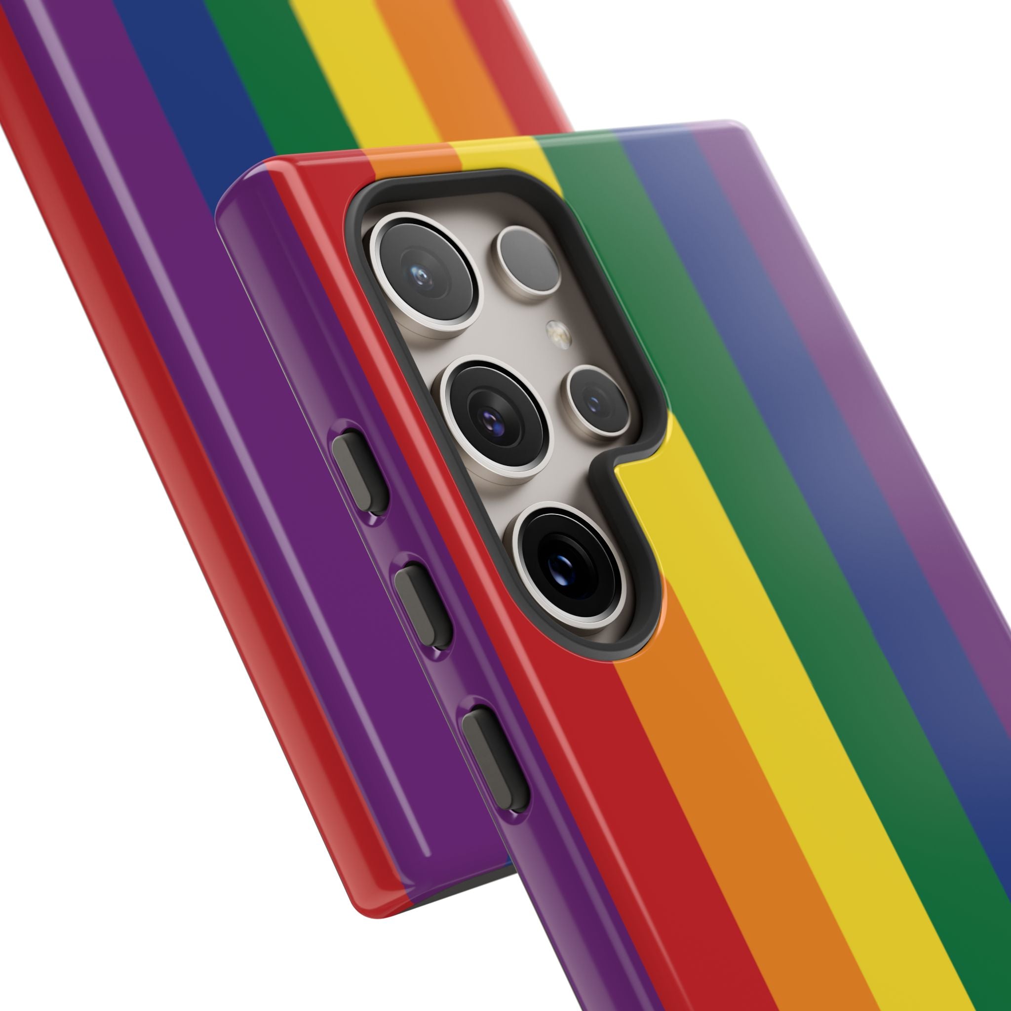 LGBTQ Rainbow Flag Tough Phone Case for iPhone, Galaxy, or Google Pixel