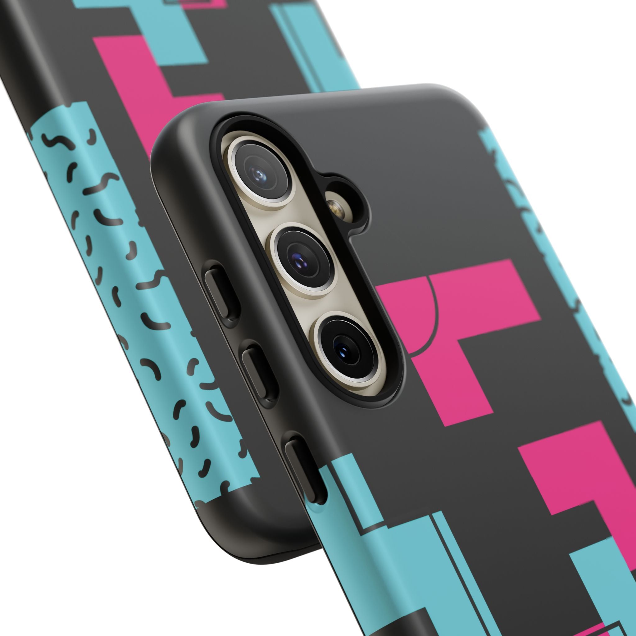 Retro Blocks LOVE Tough Case for iPhone, Galaxy or Google Pixel