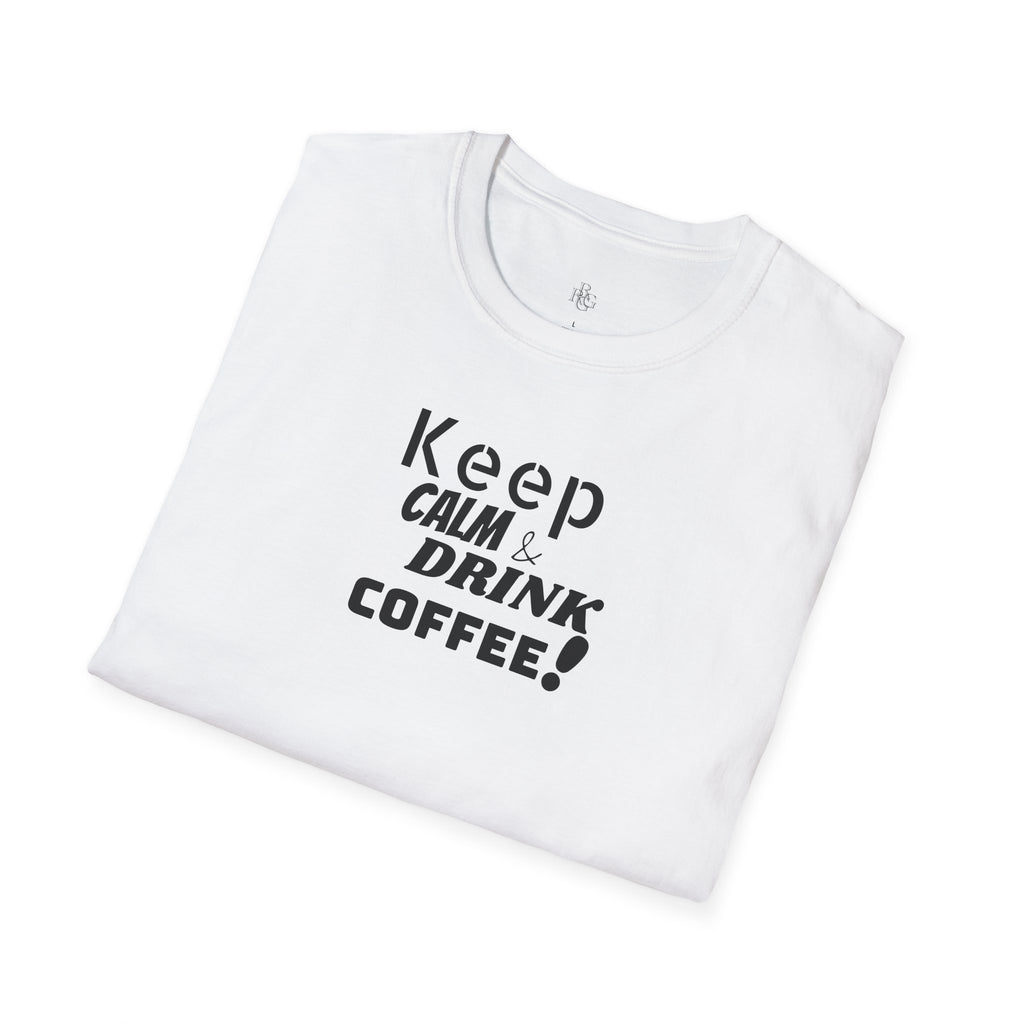 Keep Calm... Coffee Unisex Softstyle T-Shirt