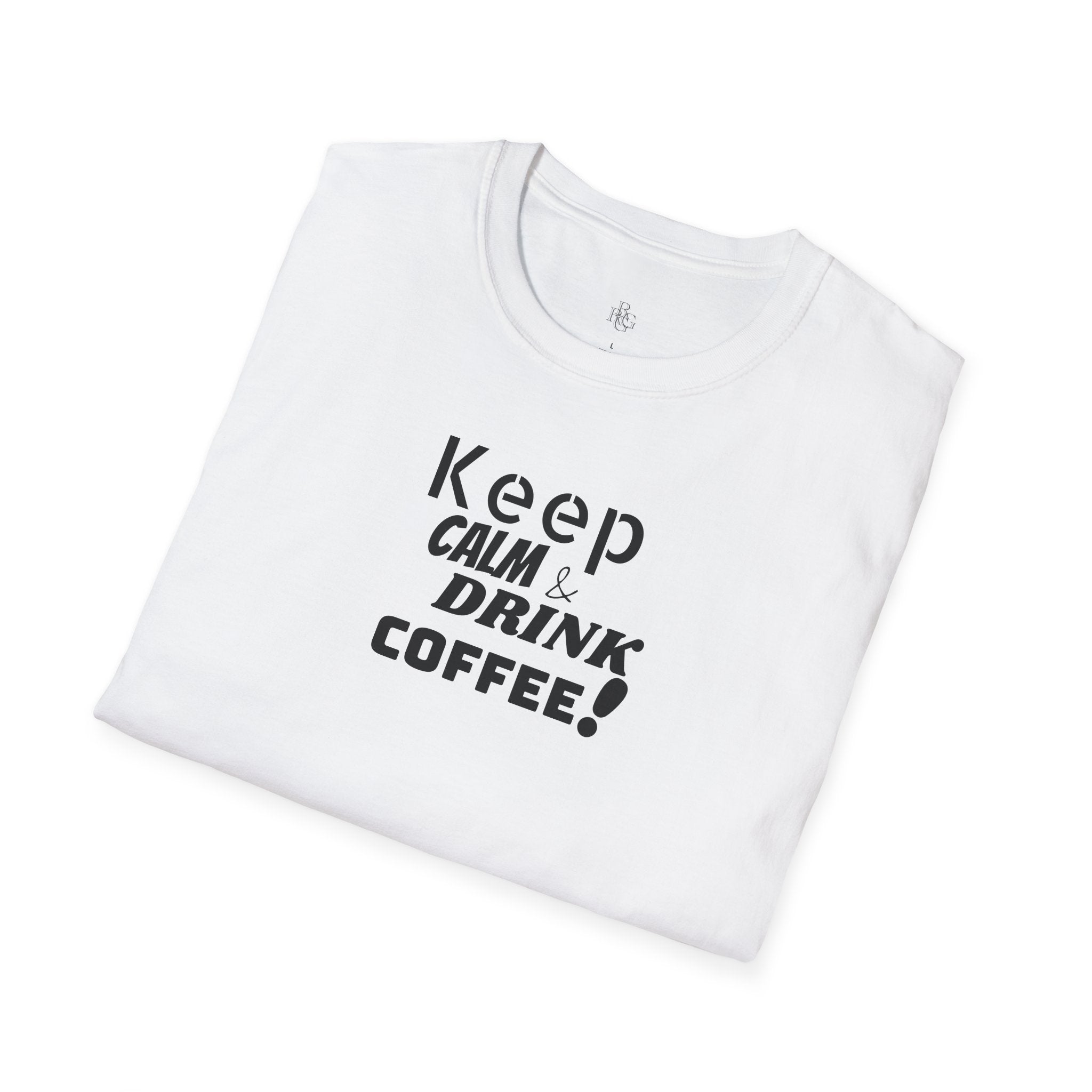 Keep Calm... Coffee Unisex Softstyle T-Shirt