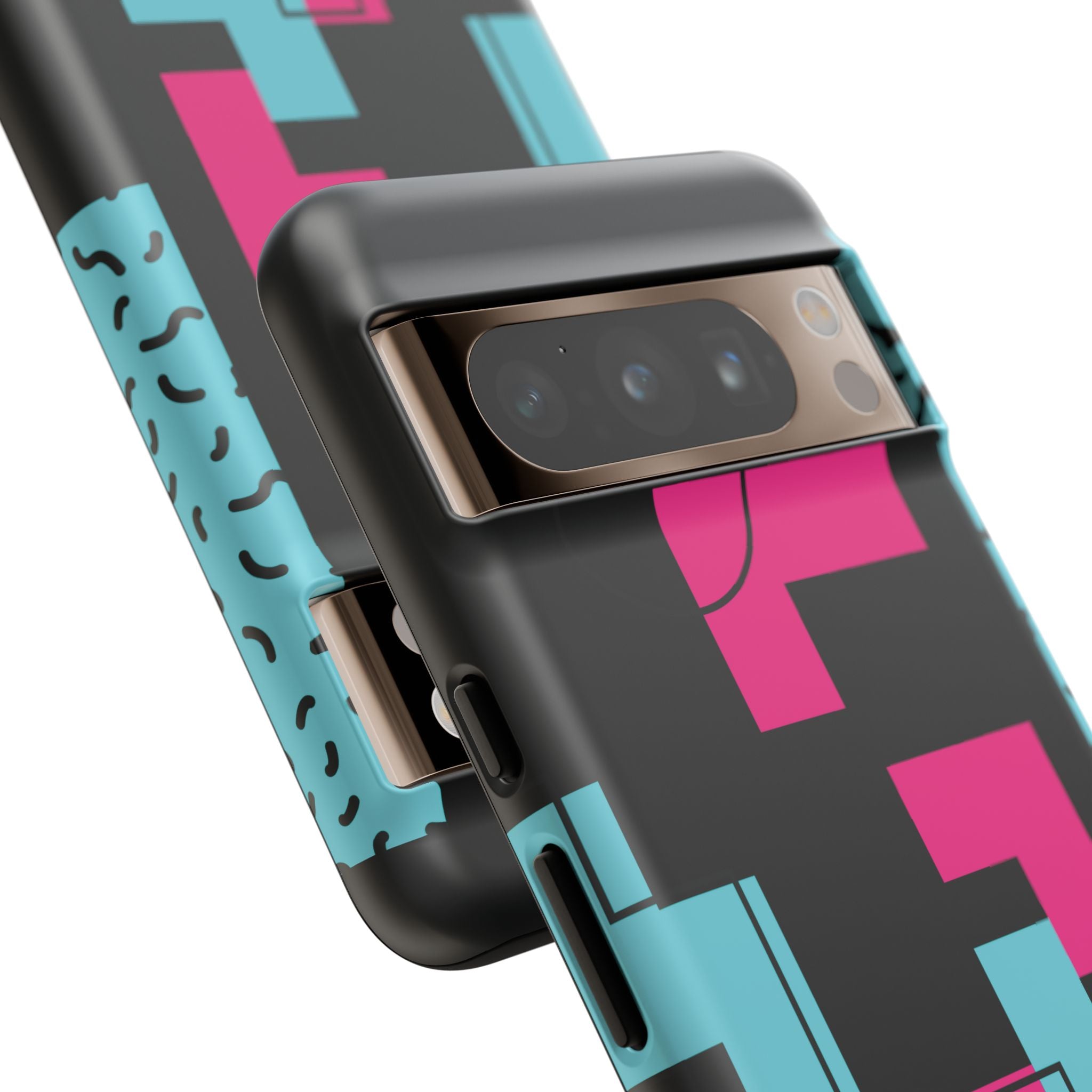 Retro Blocks LOVE Tough Case for iPhone, Galaxy or Google Pixel