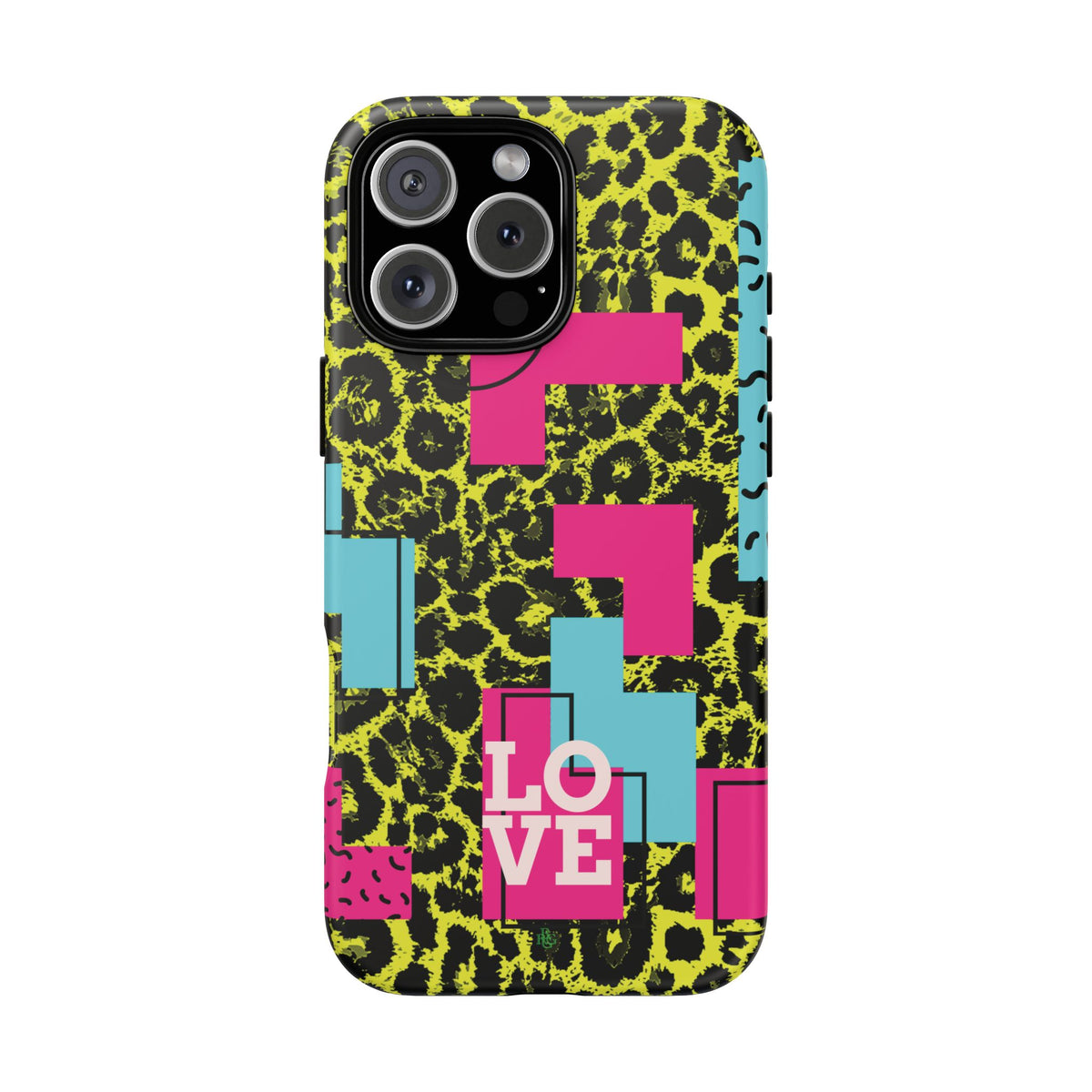 LOVE Neon Yellow RG Phone Case iPhone, Galaxy and Google Tough Cases