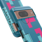 LOVE Teal Green Tough Phone Case for iPhone, Galaxy, or Google Pixel
