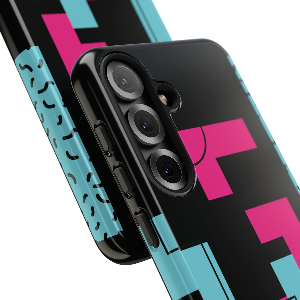 Retro Blocks LOVE Tough Case for iPhone, Galaxy or Google Pixel