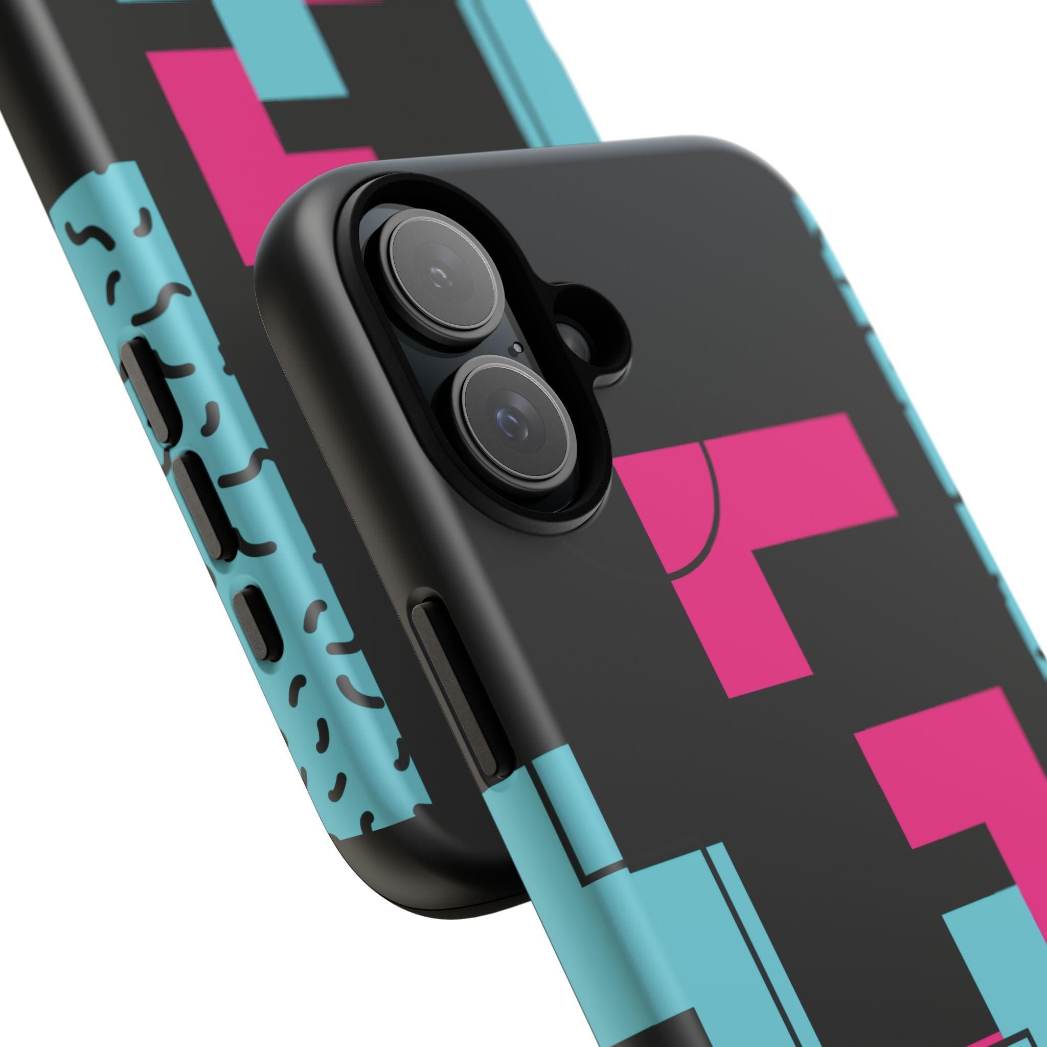 Retro Blocks LOVE Tough Case for iPhone, Galaxy or Google Pixel