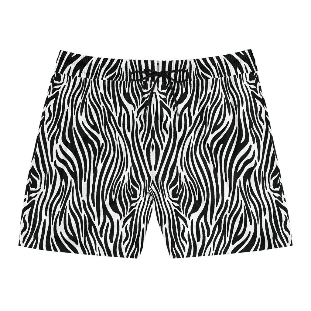 Zebra Men's Mid-Length Swim Shorts