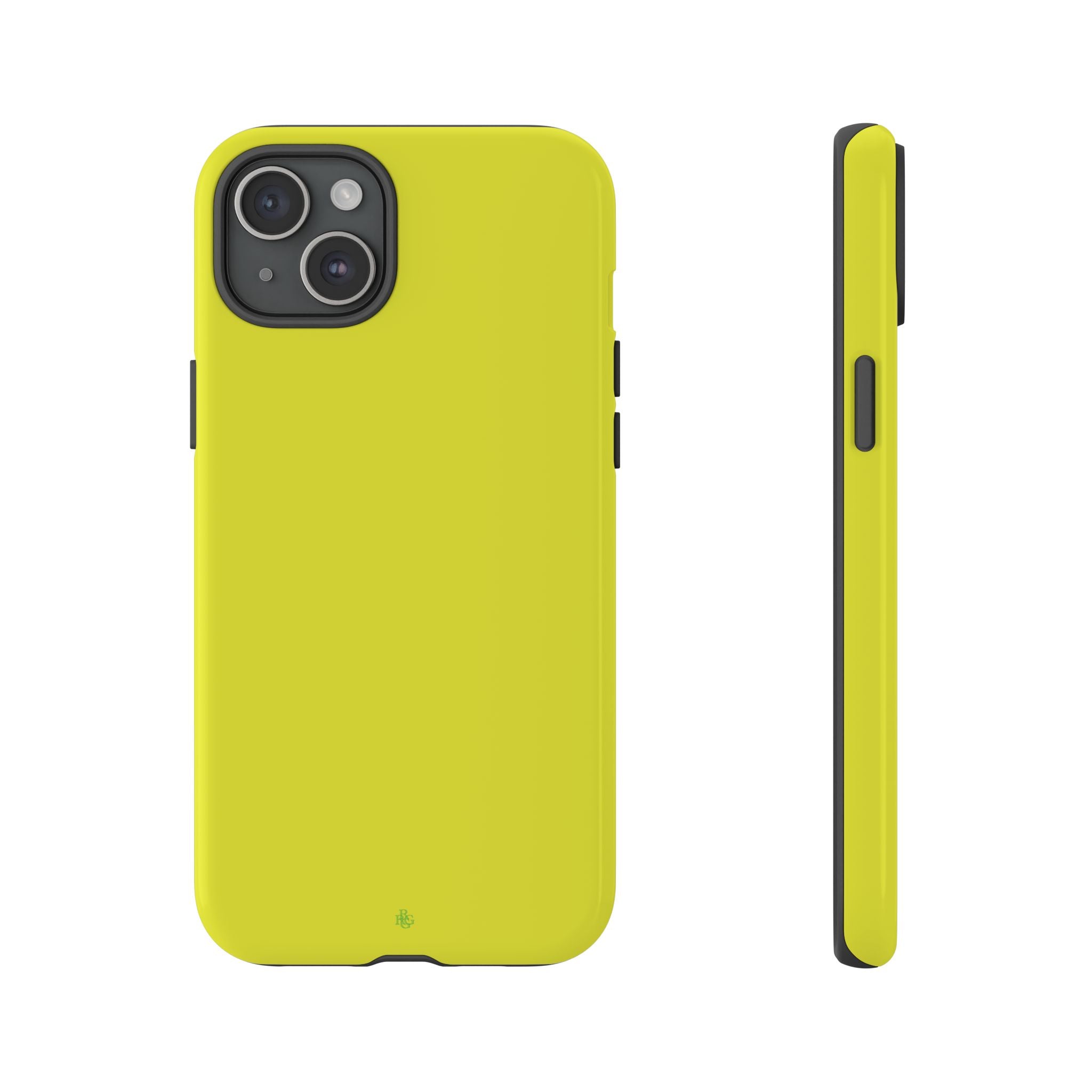 Yellow RG Tough Phone Case for iPhone, Galaxy, or Google Pixel