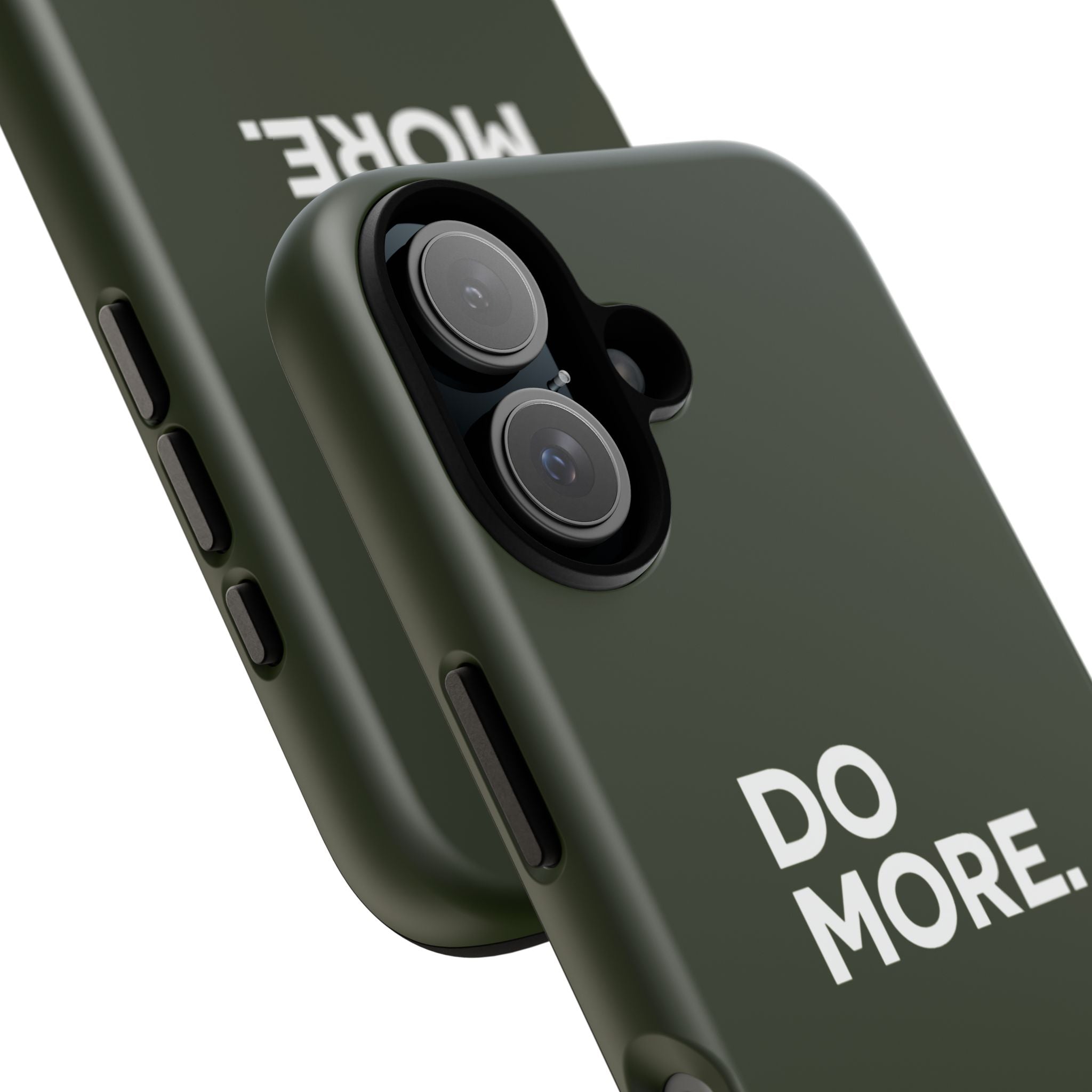 Olive Green Do More Tough Phone Case for iPhone, Galaxy, or Google Pixel