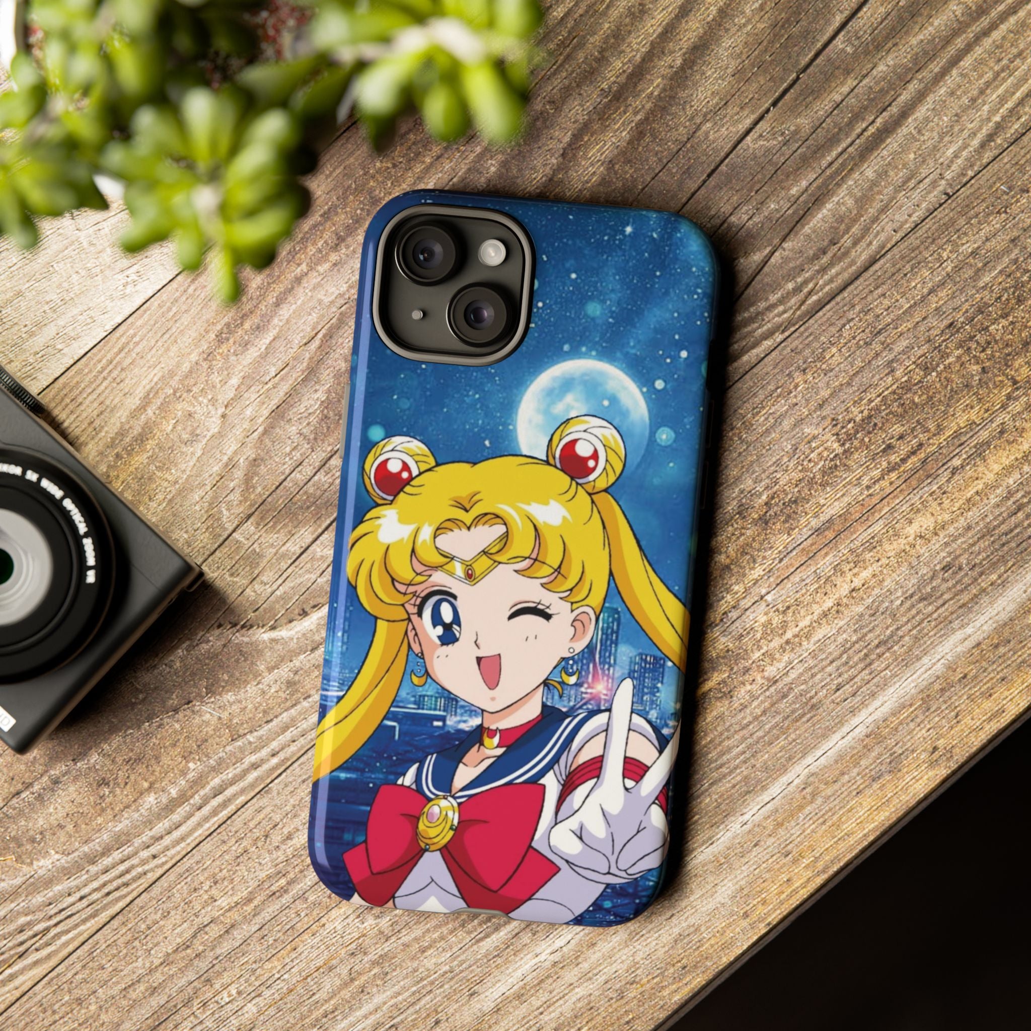Blue S Moon Tough Case for iPhone, Galaxy, or Google Pixel