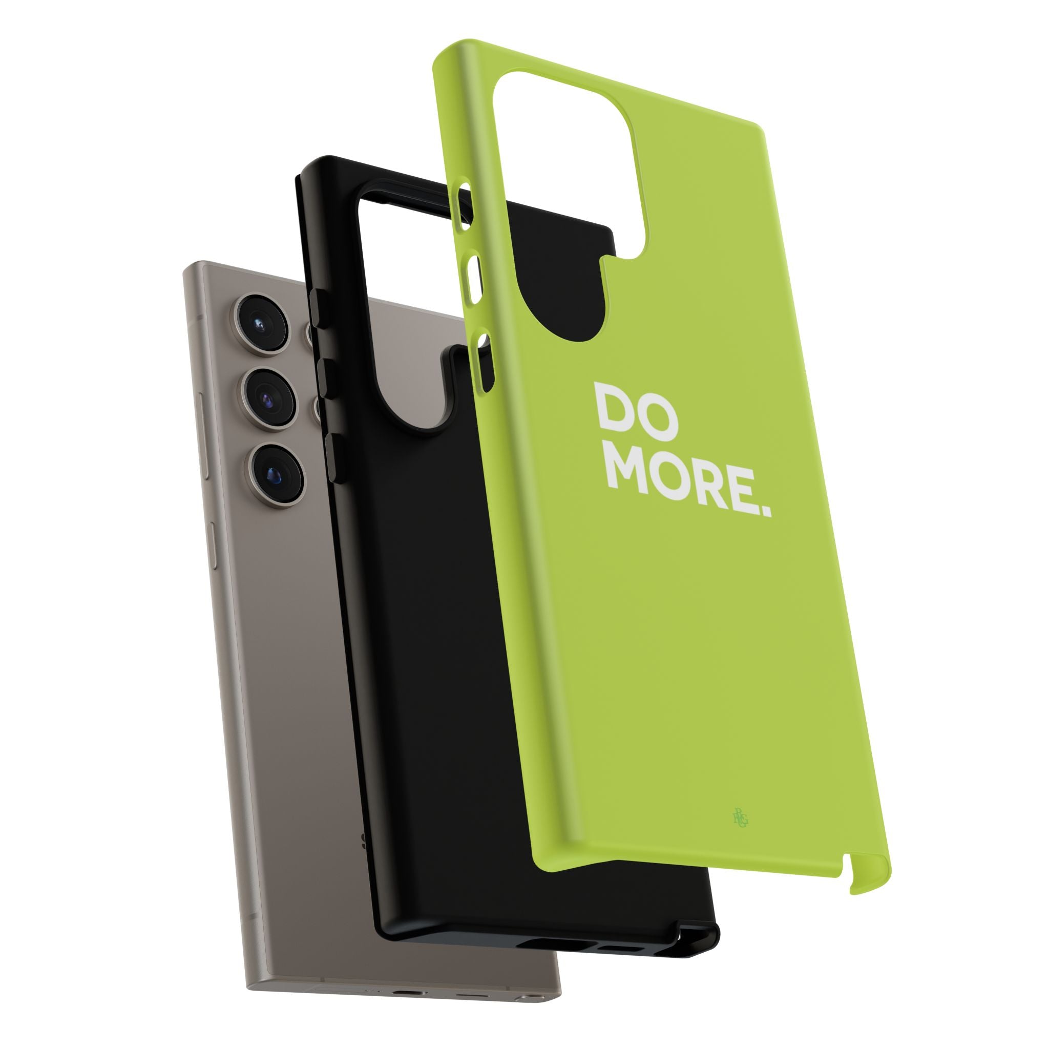 Do More (Neon Yellow) Tough Phone Case for iPhone, Galaxy or Google Pixel