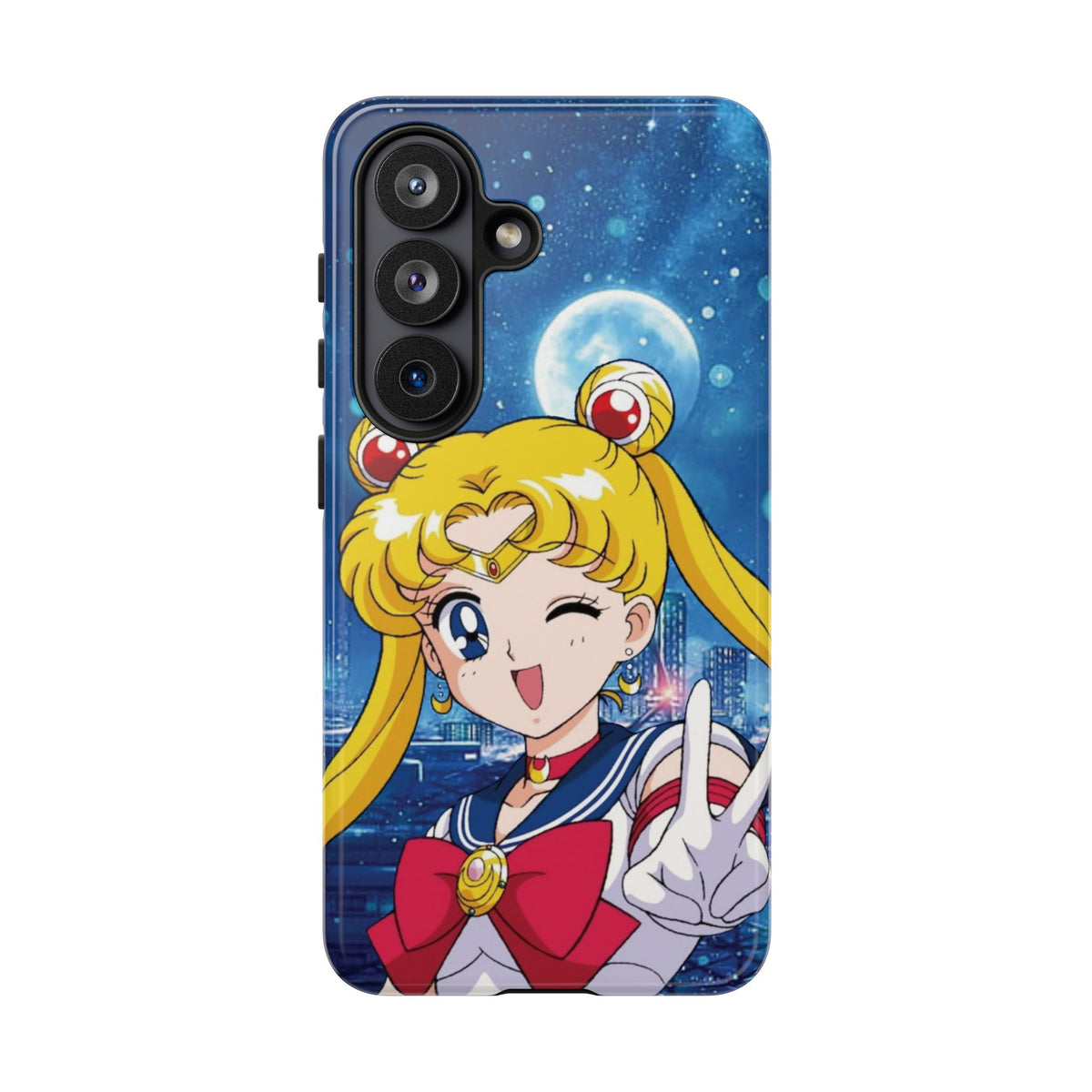 Blue S Moon Tough Case for iPhone, Galaxy, or Google Pixel