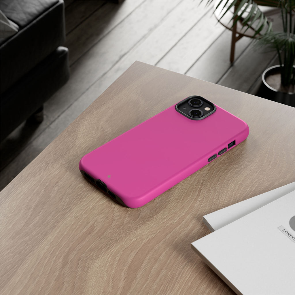 Neon Pink RG Tough Phone Case for iPhone, Galaxy, or Google Pixel