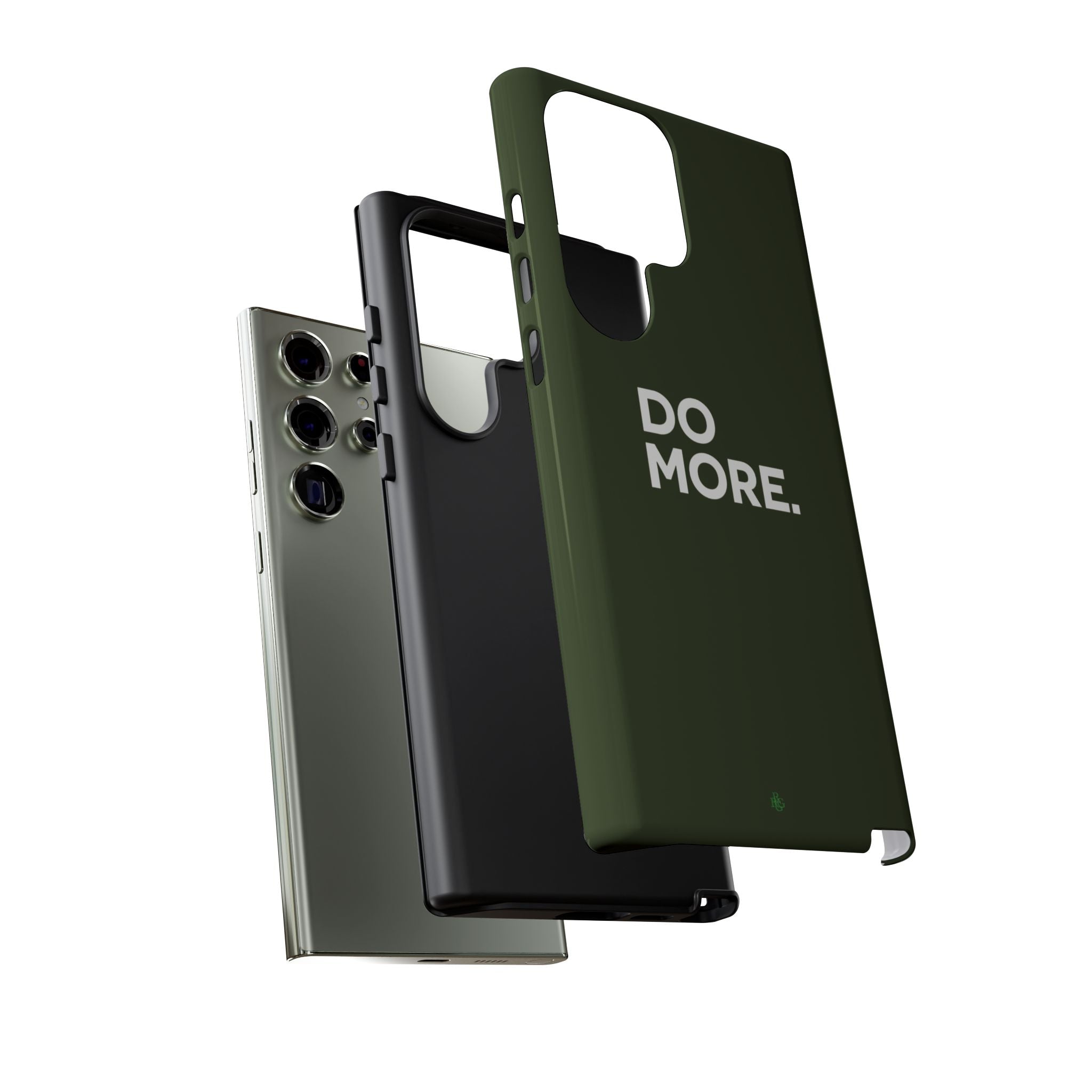 Olive Green Do More Tough Phone Case for iPhone, Galaxy, or Google Pixel
