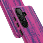 Pink Purple Wood Print Tough Phone Case iPhone, Galaxy, or Google Pixel