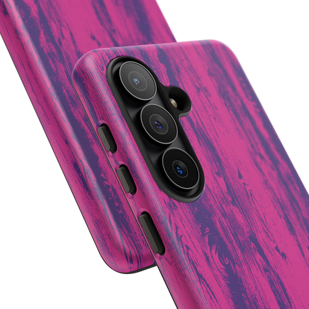 Pink Purple Wood Print Tough Phone Case iPhone, Galaxy, or Google Pixel