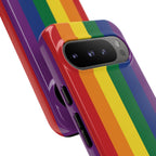 LGBTQ Rainbow Flag Tough Phone Case for iPhone, Galaxy, or Google Pixel