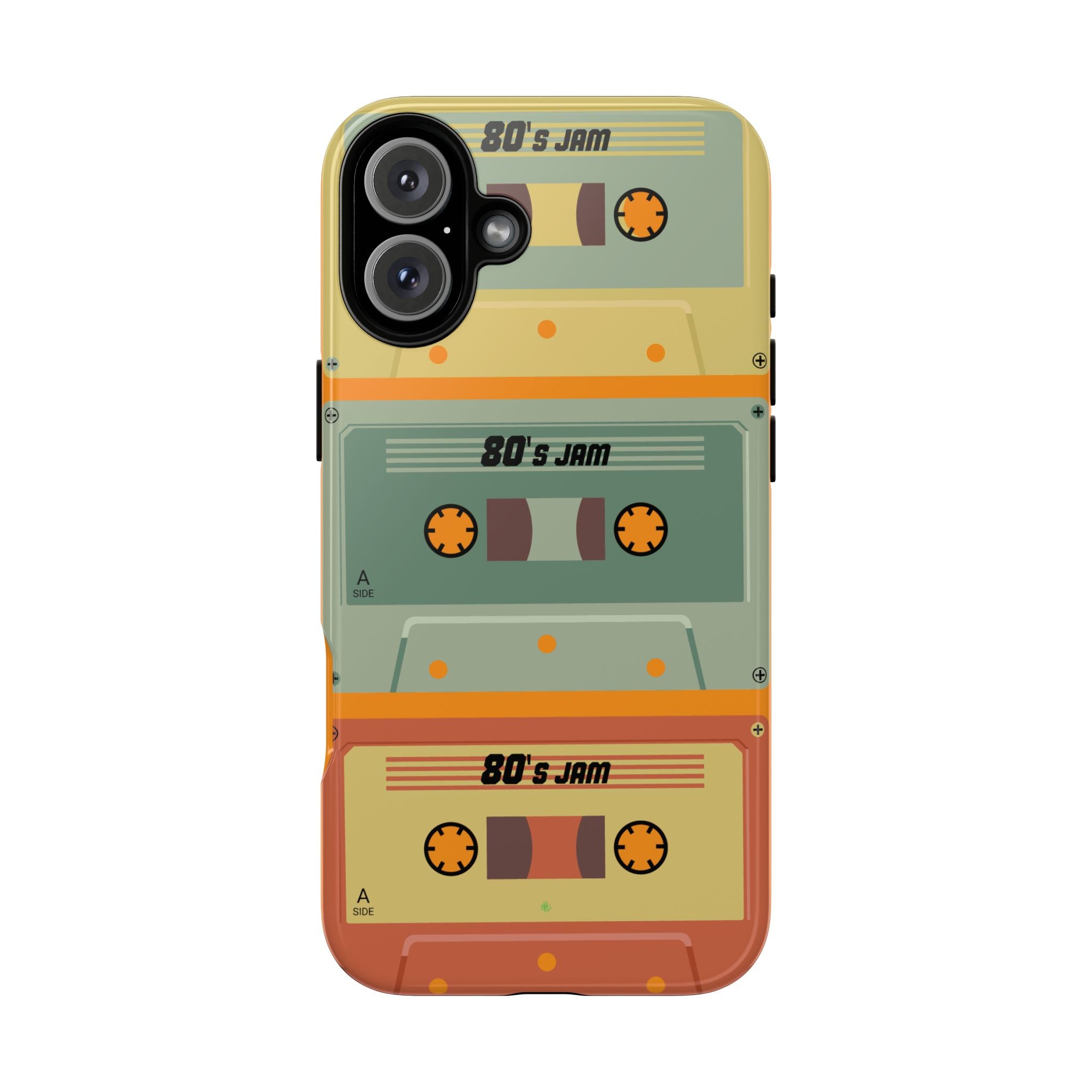 Retro 80's Jam RG Tough Phone Case for iPhone, Galaxy, or Google PIXEL