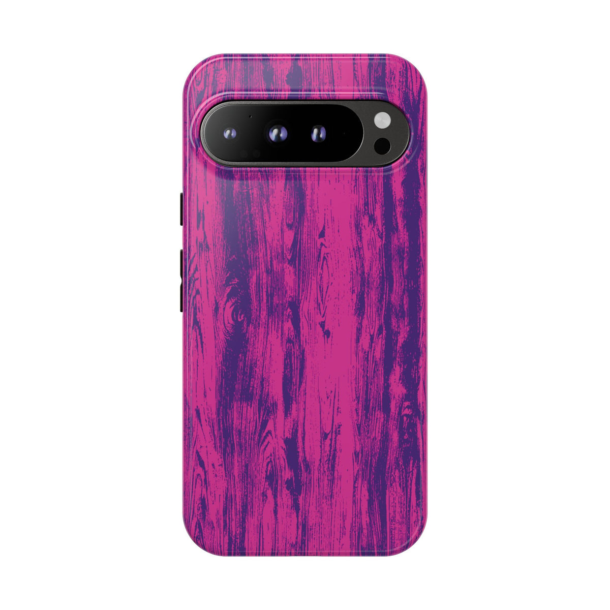 Pink Purple Wood Tough Phone Case iPhone, Galaxy, or Google Pixel