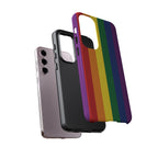 LGBTQ Rainbow Flag Tough Phone Case for iPhone, Galaxy, or Google Pixel