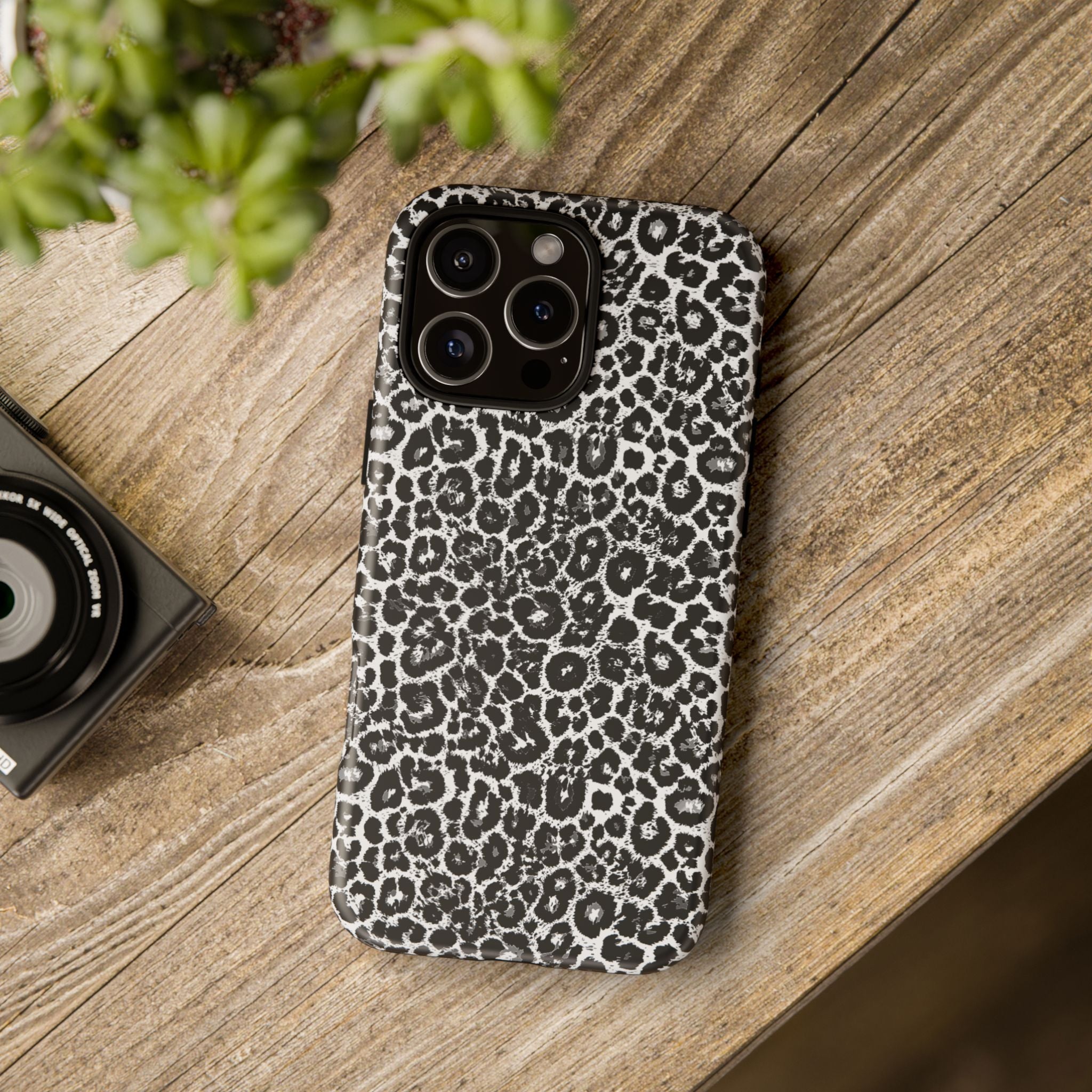 Leopard Tough Phone Case iPhone, Galaxy, or Google Pixel