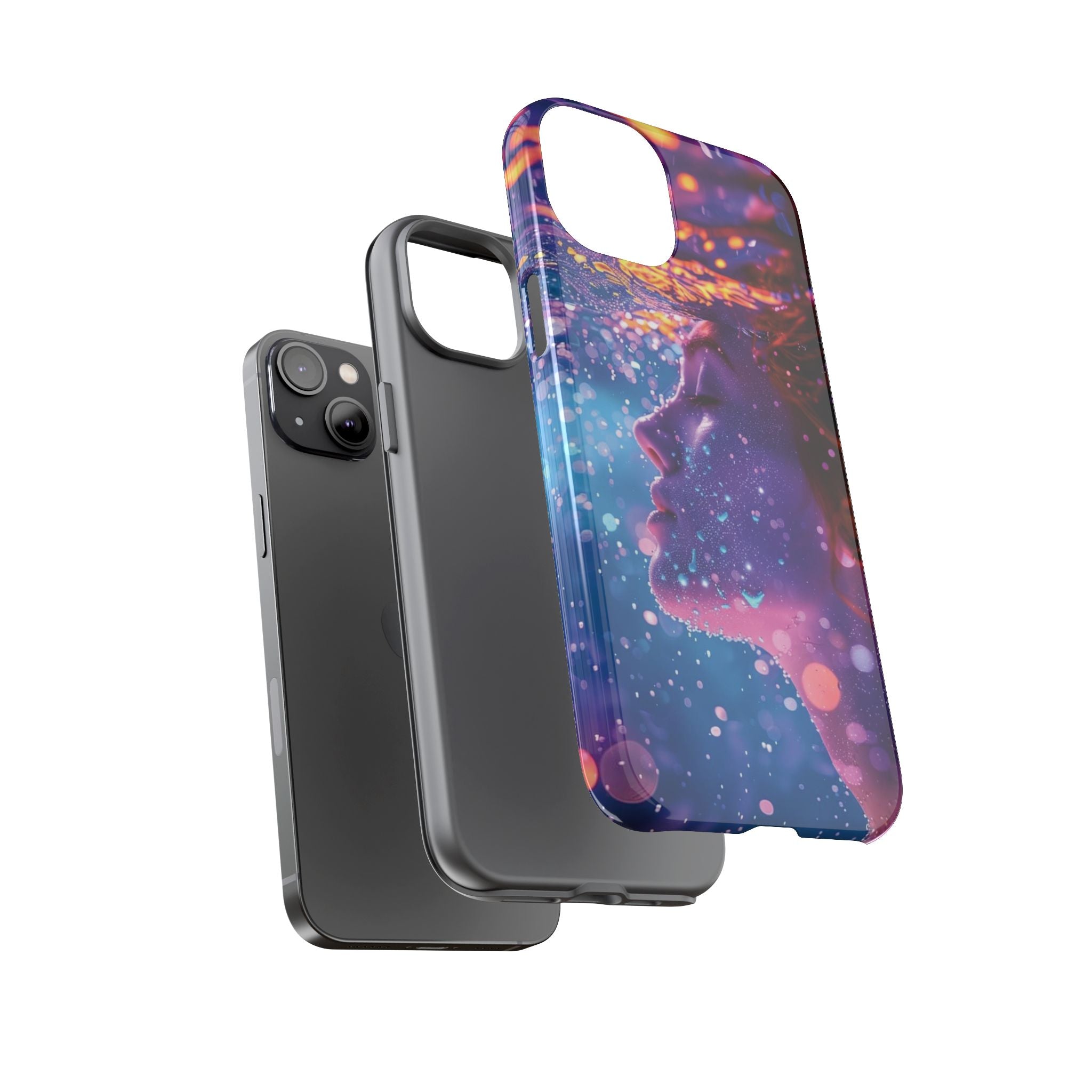 Meditating Underwater Tough Phone Case for iPhone, Galaxy, or Google Pixel