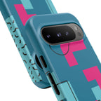 LOVE Teal Green Tough Phone Case for iPhone, Galaxy, or Google Pixel