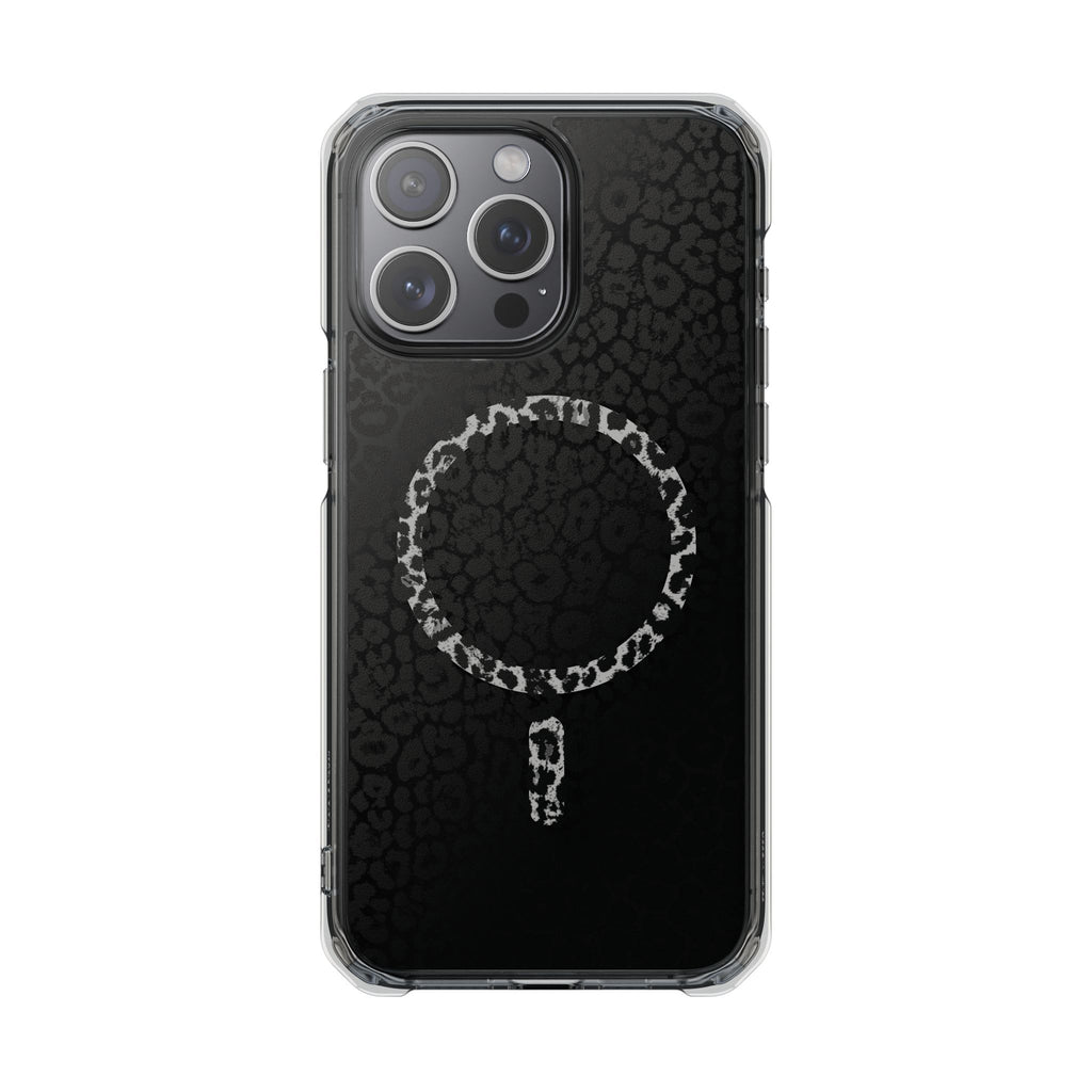 Leopard Magnetic iPhone 14, 15, 16 Series Clear Impact Cases