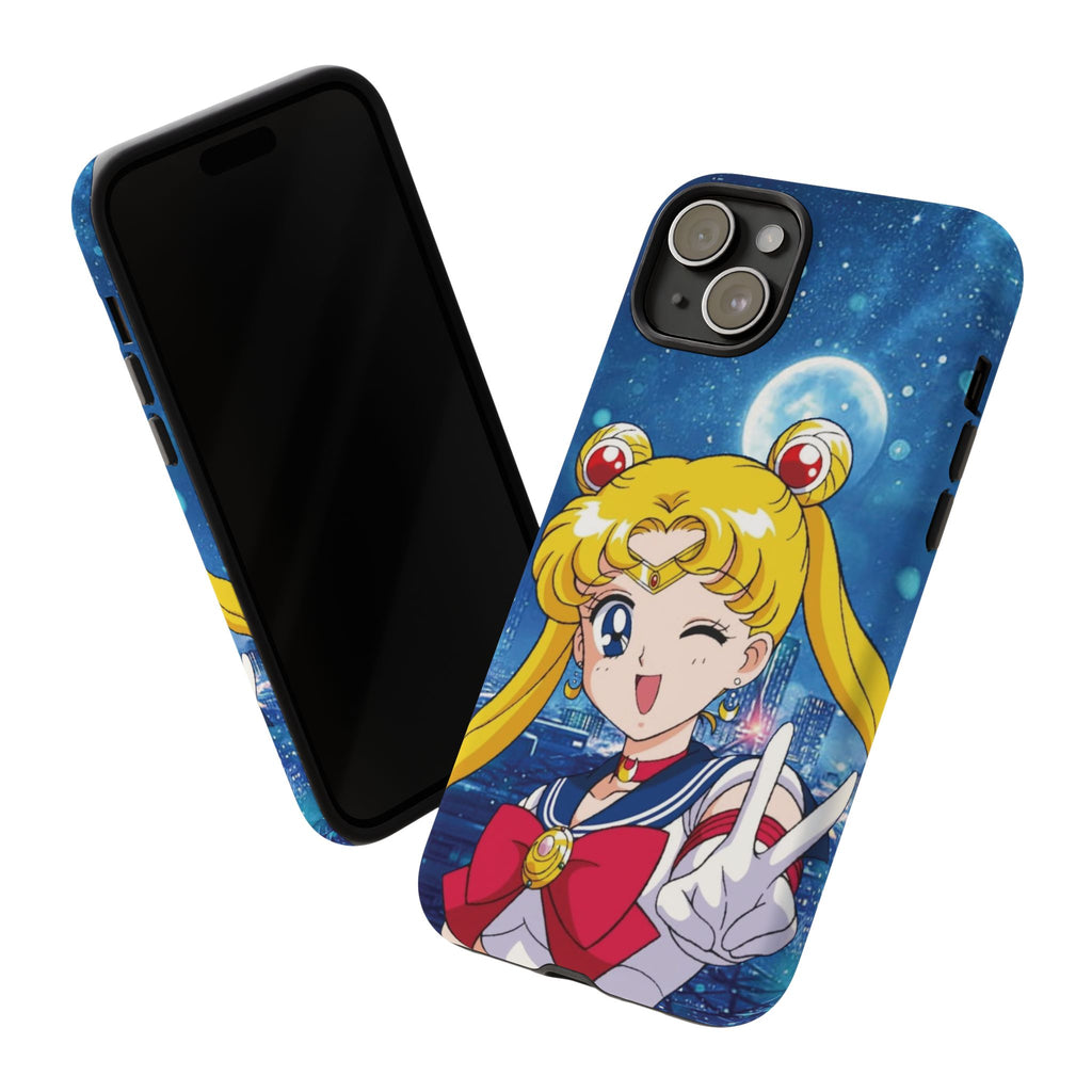 Blue S Moon Tough Case for iPhone, Galaxy, or Google Pixel