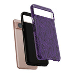 Purple Zebra Tough Phone Case for iPhone, Galaxy, or Google Pixel