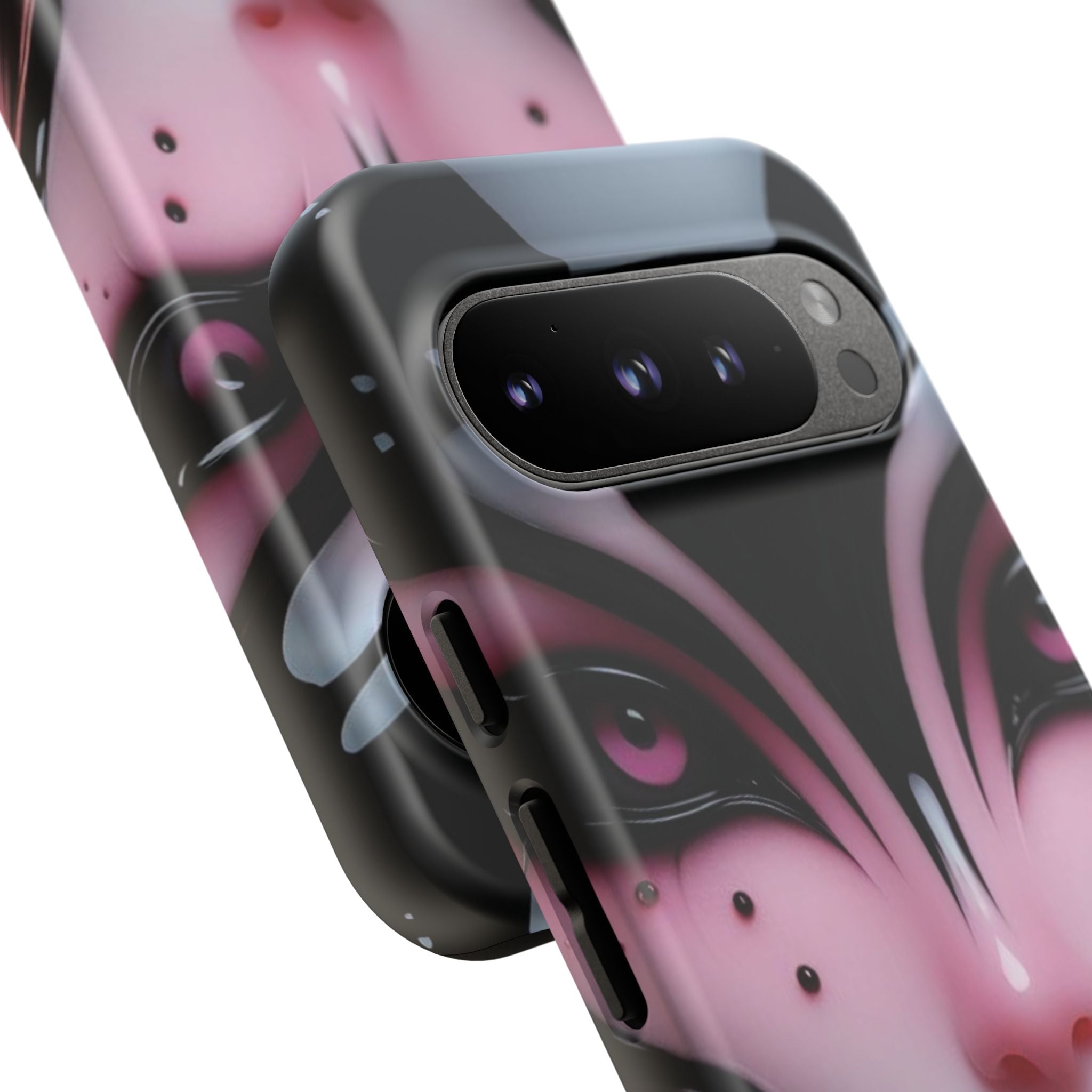 Pink Alien Tough Phone Case for iPhone, Galaxy, or Google Pixel
