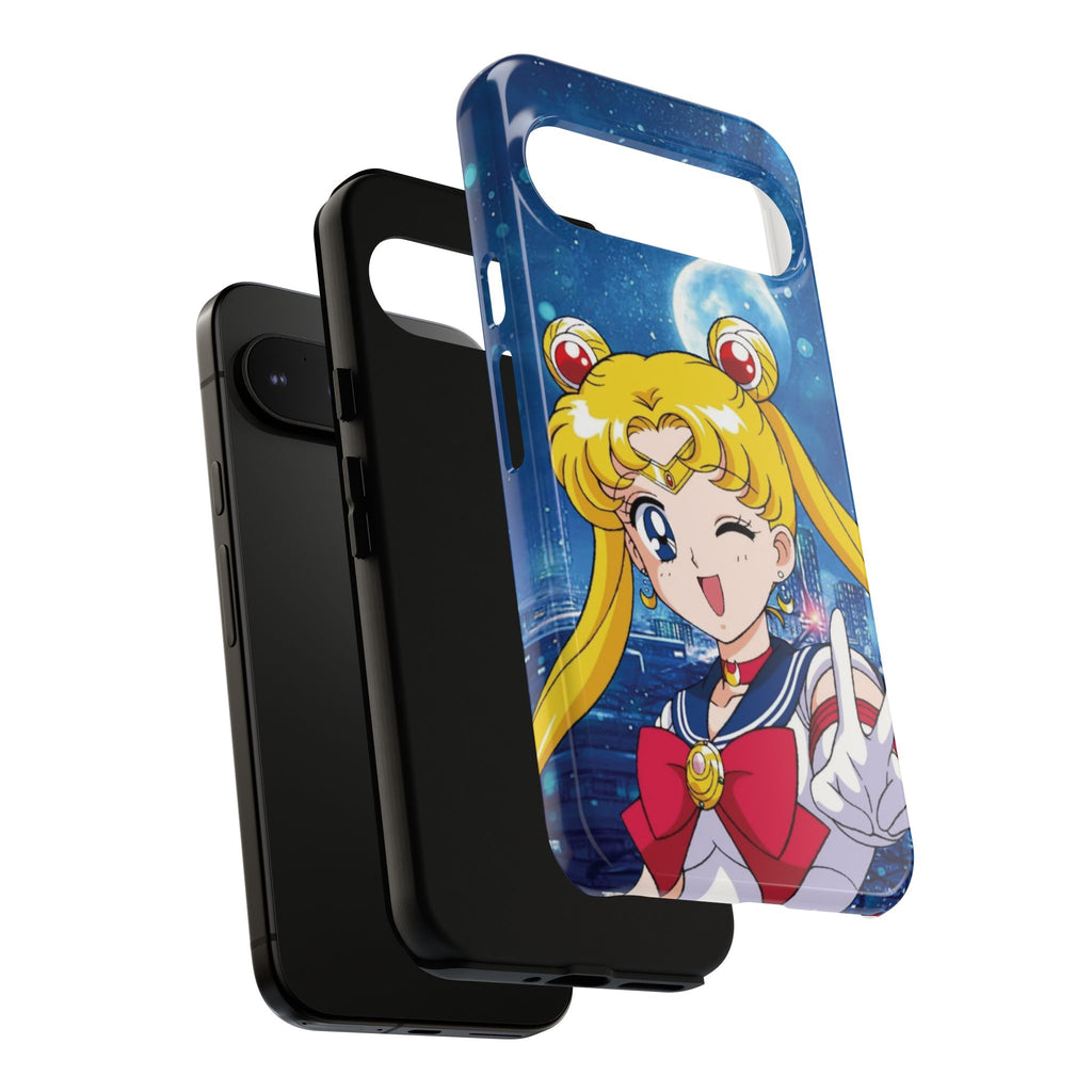 Blue S Moon Tough Case for iPhone, Galaxy, or Google Pixel