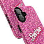 Hot Neon Pink Leopard Barb Tough Phone Case iPhone, Galaxy, or Google Pixel