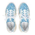 Blue Zebra Women's Mesh Sneakers