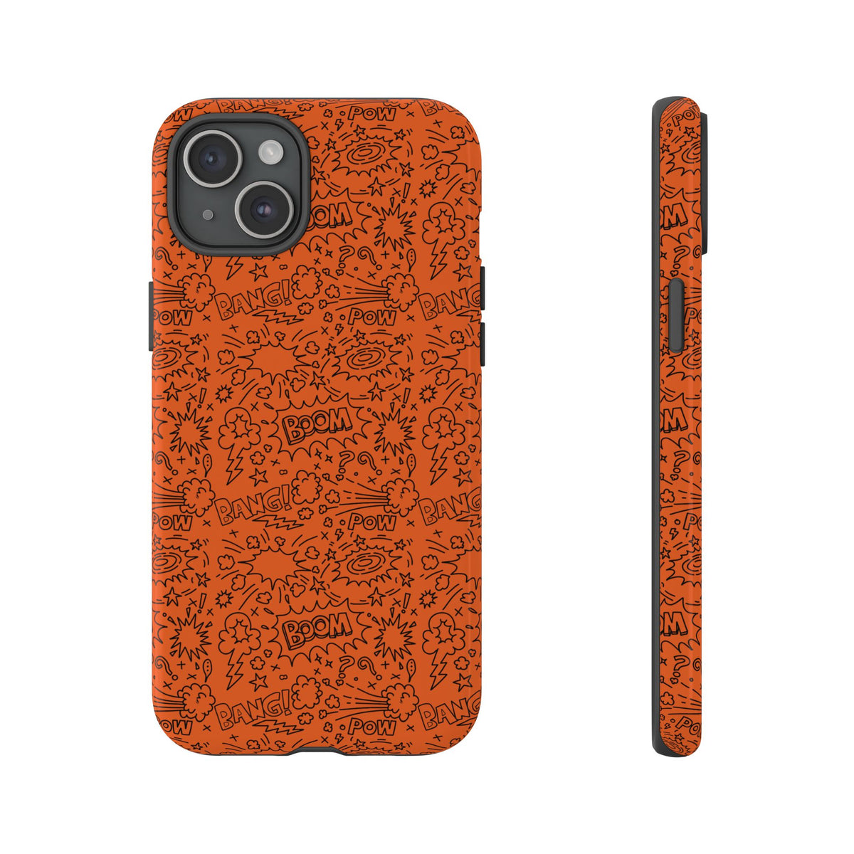Wow Orange Tough Case for iPhone, Galaxy, or Google Pixel