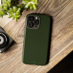 Olive Green Tough Phone Case for iPhone, Galaxy and Google Pixel