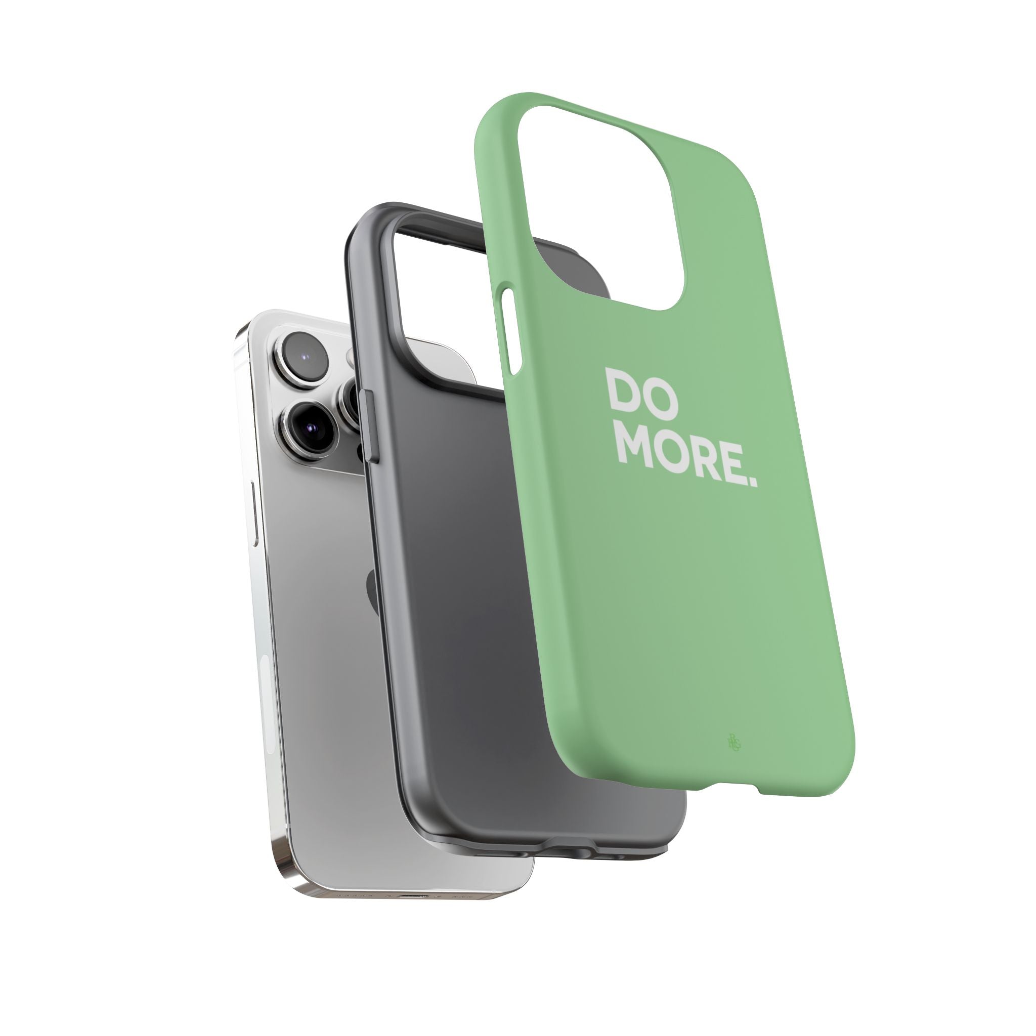 Do More Mint Green Tough Phone Case for iPhone, Galaxy,or Google Pixel