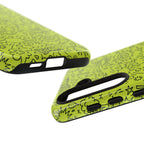 Neon Lime Wow Tough Case for iPhone, Galaxy, or Google Pixel