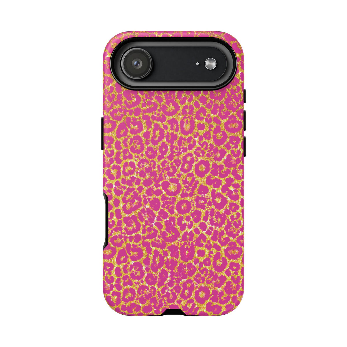 Pink Gold Leopard Tough Case for iPhone, Galaxy, or Google Pixel