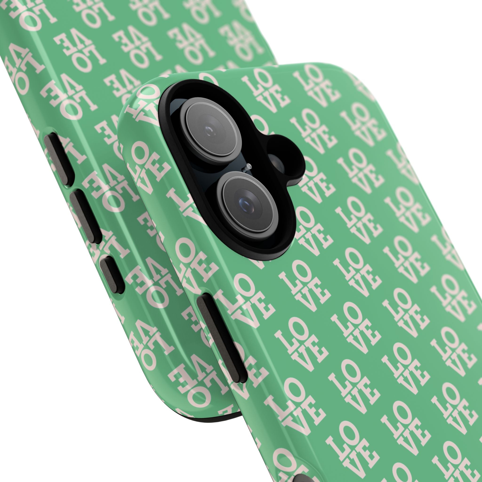 LOVE Aqua Tough Phone Case for iPhone, Galaxy, or Google Pixel