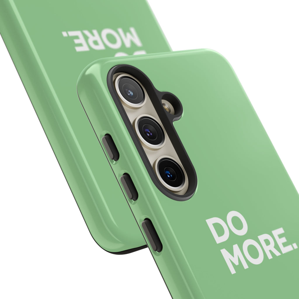 Do More Mint Green Tough Phone Case for iPhone, Galaxy,or Google Pixel