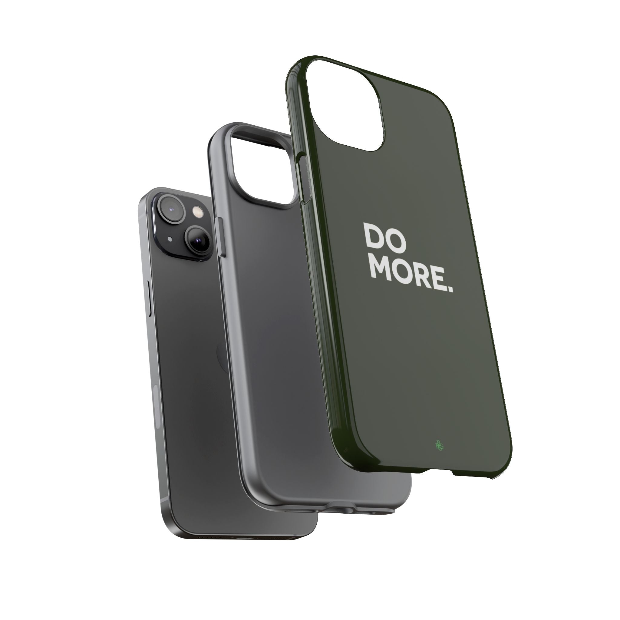 Olive Green Do More Tough Phone Case for iPhone, Galaxy, or Google Pixel