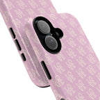Pink 'LOVE' Pattern Tough Phone Case