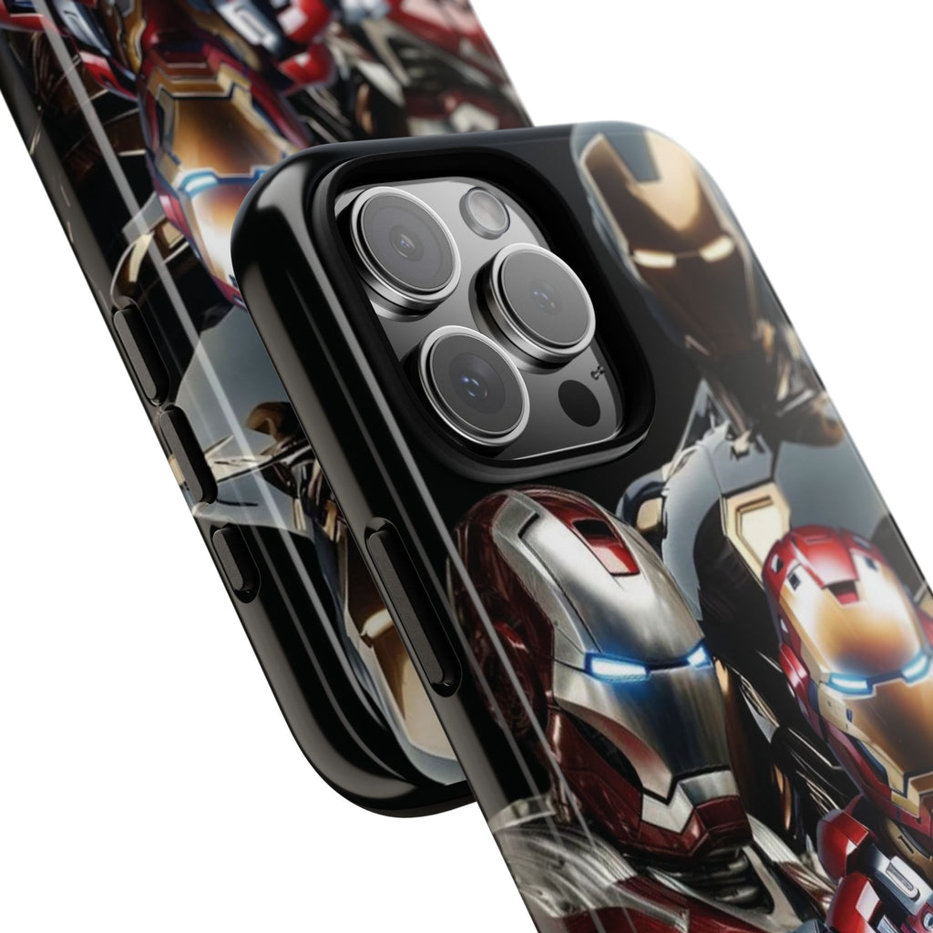 Iron Man Tough Phone Case for iPhone, Galaxy, or Google Pixel
