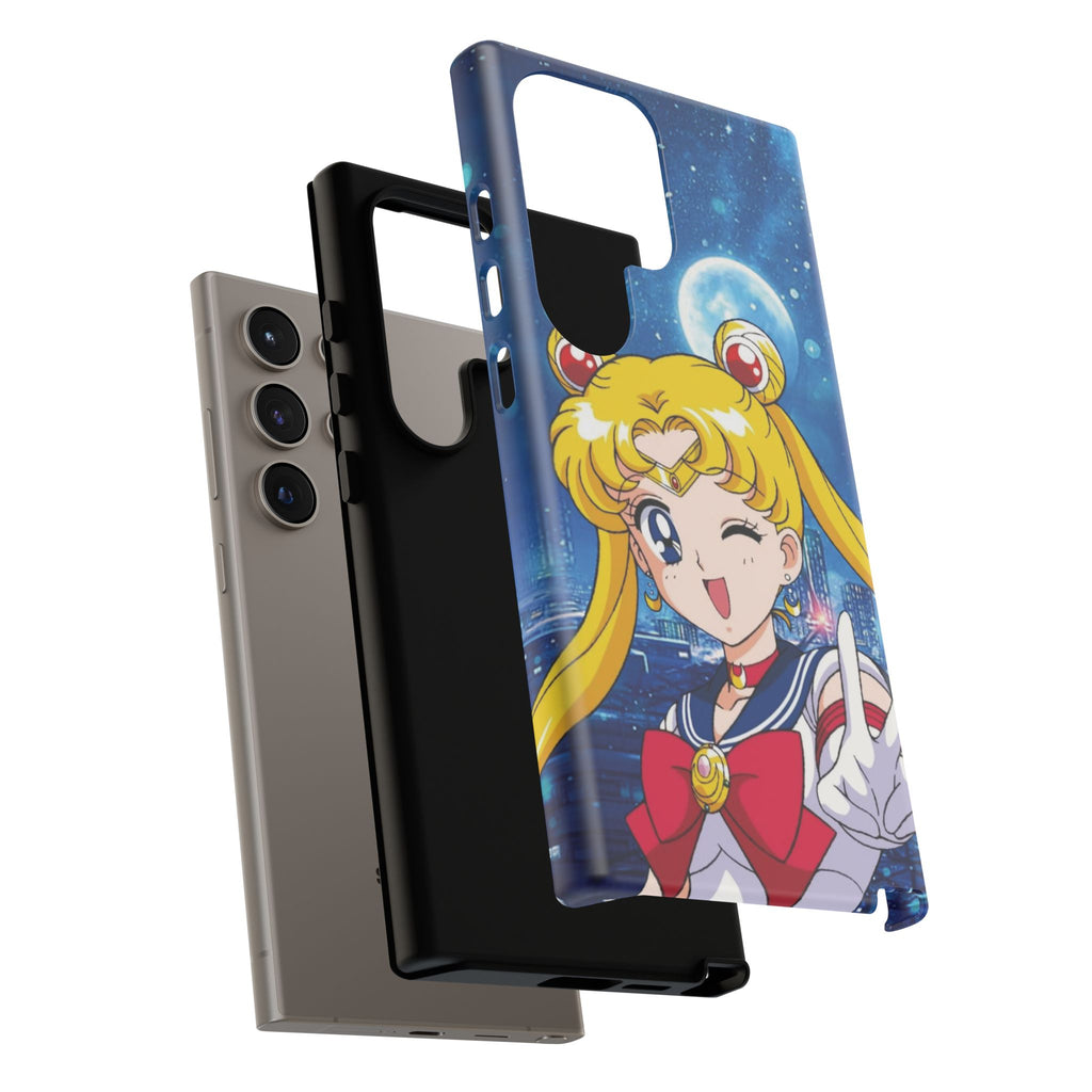 Blue S Moon Tough Case for iPhone, Galaxy, or Google Pixel