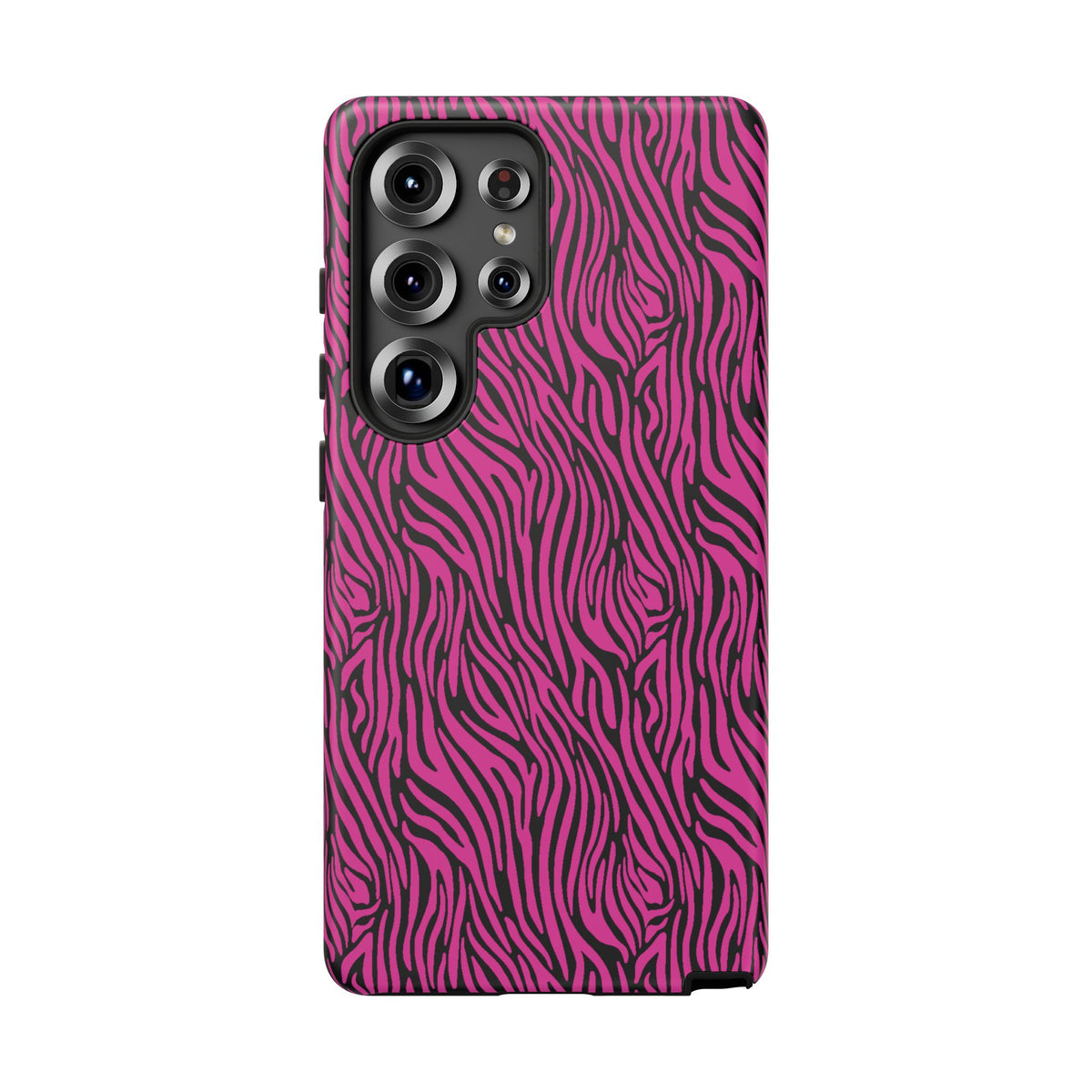 Pink Zebra Tough Phone Case for iPhone, Galaxy, or Google Pixel